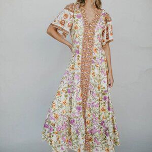 Henly Boho Willow  Floral Maxi